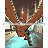 Afro Power Couple Man Woman Relationships Together Soulmates Portrait Melanin Romance Affection True Love SVG JPG PNG Vector Clipart Cricut Silhouette Cut Cutting