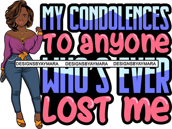 Afro Lola Boss Classy Lady Life Quotes Beautiful Black Woman SVG Cutting Files For Silhouette Cricut and More