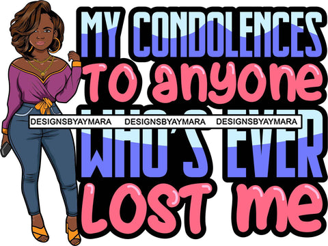 Afro Lola Boss Classy Lady Life Quotes Beautiful Black Woman SVG Cutting Files For Silhouette Cricut and More