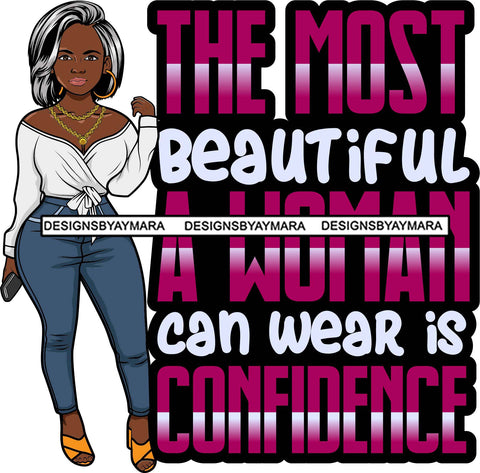 Afro Lola Boss Classy Lady Life Quotes Beautiful Black Woman SVG Cutting Files For Silhouette Cricut and More