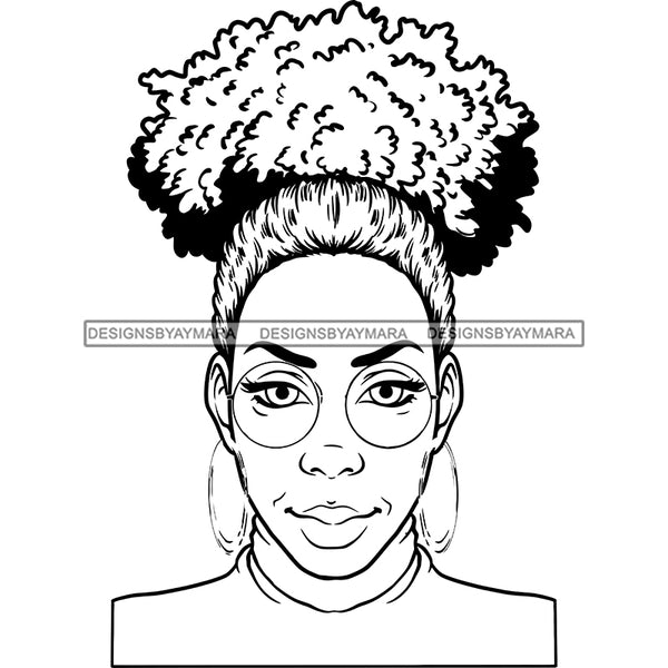 Adult Woman Older Lady Classy Mature Elderly Grey Hair Pretty Grandma SVG Cutting Files For Silhouette Cricut and More!