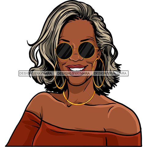 Adult Woman Older Lady Classy Mature Elderly Grey Hair Pretty Grandma SVG Cutting Files For Silhouette Cricut and More!