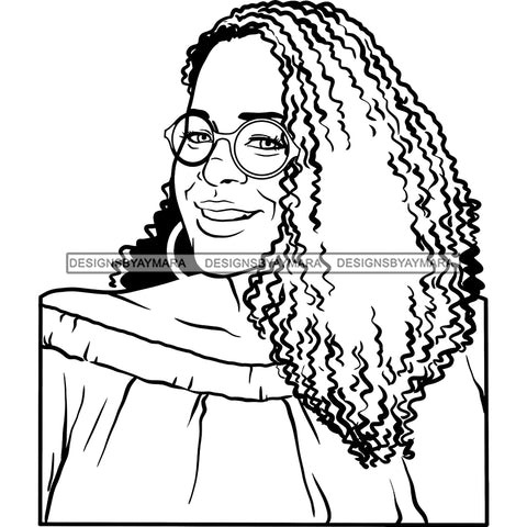 Adult Woman Older Lady Classy Mature Elderly Grey Hair Beautiful Grandma SVG Cutting Files For Silhouette Cricut and More!