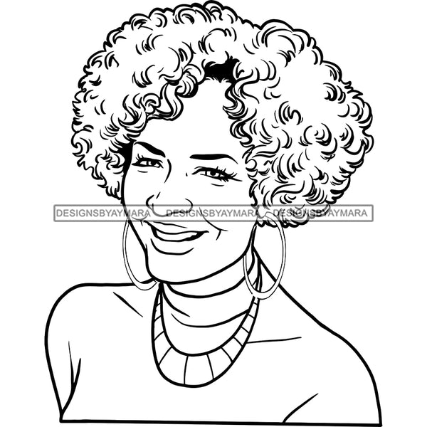 Adult Woman Older Lady Classy Mature Elderly Grey Hair Beautiful Grandma SVG Cutting Files For Silhouette Cricut and More!