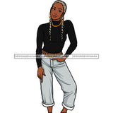 Afro Sexy Woman Mature Nubian Classy Flawless Grey Long Braids Hairstyle SVG JPG PNG Designs Cricut Silhouette Cut Cuttings