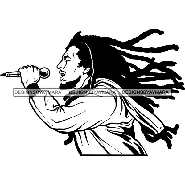 Rasta Man Dreadlocks April 20th Friendly Marijuana Slang Pot Stone Blunt 420 Weed Cannabis High Life Smoker Drug SVG PNG JPG Vector Clipart Silhouette Cricut Cutting