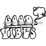 Blunt Cannabis Marijuana Smoking Recreational Medicinal Drug Logo Banner B/W SVG JPG PNG Vector Clipart Cricut Silhouette Cut Cutting