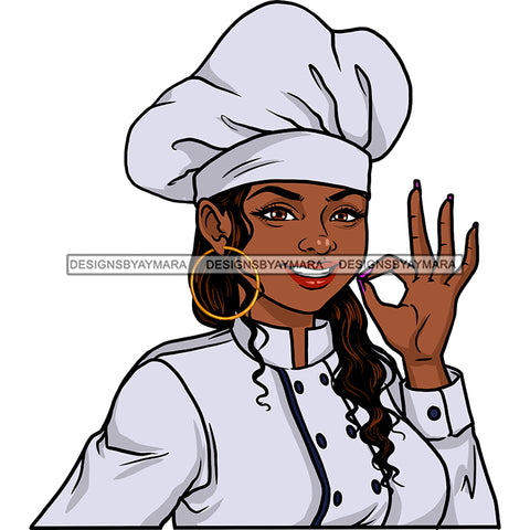 Woman Chef  JPG PNG  Clipart Cricut Silhouette Cut Cutting