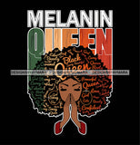 Bundle 4 Afro Woman Praying God Says I'm Phenomenally Black Breast Cancer Warrior  Melanin Queen SVG Files For Cutting and More!