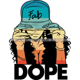 Sassy Fab Dope Black Woman SVG JPG PNG Vector Clipart Cricut Silhouette Cut Cutting
