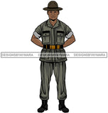 Solider Military In At Attention   JPG PNG  Clipart Cricut Silhouette Cut Cutting