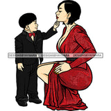 Gorgeous Latin Mother Son Touching Face True Love Family Together Motherhood SVG JPG PNG Vector Clipart Cricut Silhouette Cut Cuttingn
