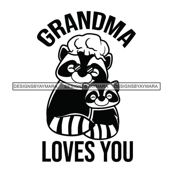 Happy Mother's Day Celebration Grandma Mommy Granny Cute Quotes SVG JPG PNG Vector Clipart Cricut Silhouette Cut Cutting