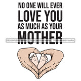 Happy Mother's Day Celebration Grandma Mommy Granny Cute Quotes SVG JPG PNG Vector Clipart Cricut Silhouette Cut Cutting