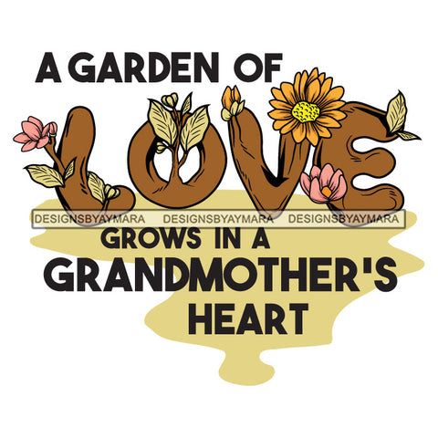 Happy Mother's Day Celebration Grandma Mommy Granny Cute Quotes SVG JPG PNG Vector Clipart Cricut Silhouette Cut Cutting