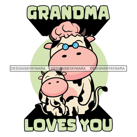 Happy Mother's Day Celebration Grandma Mommy Granny Cute Quotes SVG JPG PNG Vector Clipart Cricut Silhouette Cut Cutting