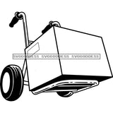 Moving Cart Movers Clipart SVG JPG PNG Vector Clipart Cricut Silhouette Cut Cutting1
