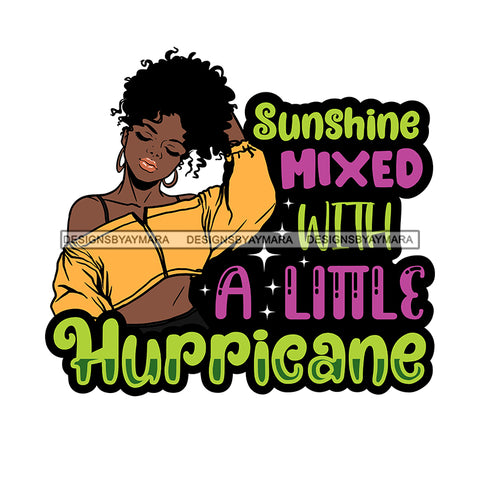 Afro Beautiful Sexy Woman Life Quotes Sarcastic Melanin Nubian Up Do Hairstyle SVG PNG JPG Cutting Files Silhouette Cricut More