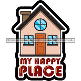 My Happy Place 4 SVG JPG PNG Vector Clipart Cricut Silhouette Cut Cutting1