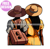 Free Designs For My Subscribers Friends Together Ladies Getaway Vacation Sistas Sisters SVG PNG Cut Sublimation Designs Print