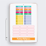 EVERYDAY BASIC Digital Planner Stickers Pre-cropped Digital Stickers .PDF .PNG .JPG