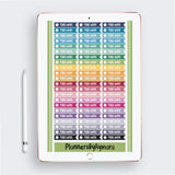Everyday Basic Digital Planner Stickers GoodNotes Pre-cropped Digital Stickers .PDF .PNG .JPG