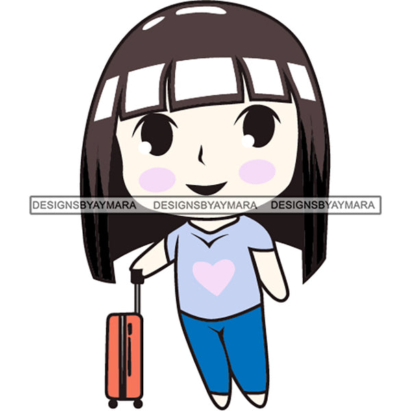 Everyday Daily Routine Traveling Digital Planner Stickers GoodNotes Pre-cropped Digital Stickers .PDF .PNG .JPG