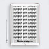 Everyday Basic Digital Planner Stickers GoodNotes Pre-cropped Digital Stickers .PDF .PNG .JPG