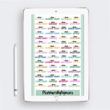 Everyday Basic Digital Planner Stickers GoodNotes Pre-cropped Digital Stickers .PDF .PNG .JPG