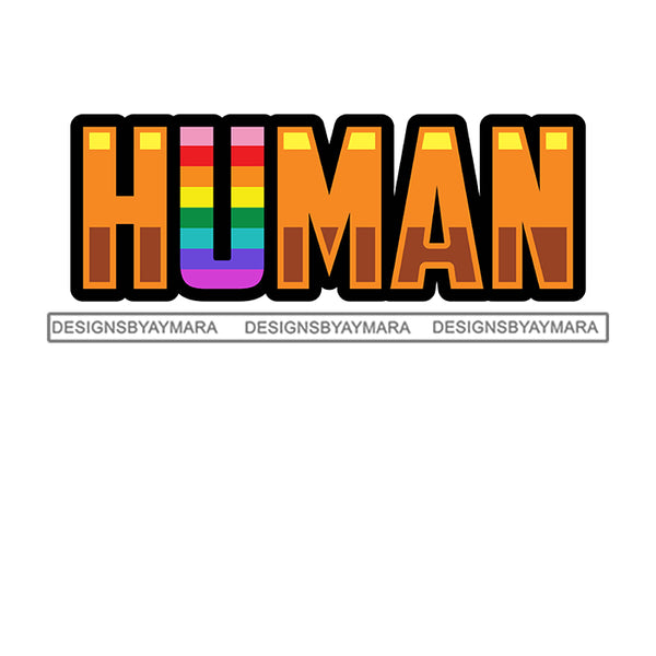 Pride Month Parade Festival Homosexual Rainbow Tolerance White Background SVG JPG PNG Vector Clipart Cricut Silhouette Cut Cutting