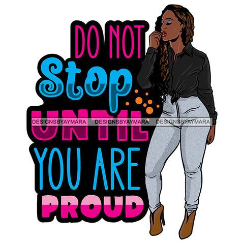 Afro Beautiful Sexy Woman Life Quotes Melanin Nubian Sexy Curvy Long Curly Hairstyle B/W SVG PNG JPG Cutting Files Silhouette Cricut More