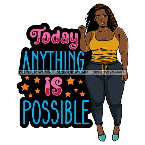 Afro Beautiful Sexy Woman Life Quotes Sarcastic Melanin Nubian Sexy Curvy Thick Long Curly Hairstyle SVG PNG JPG Cutting Files Silhouette Cricut More