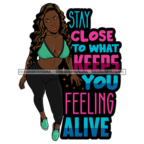Afro Beautiful Sexy Woman Life Quotes Sarcastic Melanin Nubian Sexy Curvy Long Curly Hairstyle SVG PNG JPG Cutting Files Silhouette Cricut More