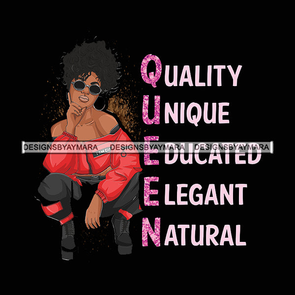 Sassy Queen Kneeling In Red  SVG JPG PNG Vector Clipart Cricut Silhouette Cut Cutting1