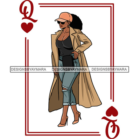 Queen Of Queens Playing Card  SVG JPG PNG Vector Clipart Cricut Silhouette Cut Cutting1