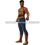 Black Super Hero Man Clipart JPG PNG  Clipart Cricut Silhouette Cut Cutting