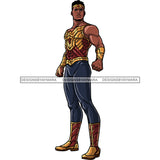 Black Super Hero Man Clipart JPG PNG  Clipart Cricut Silhouette Cut Cutting