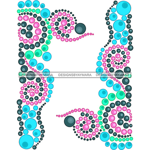 Turquoise And Pink And Green Background Pearls JPG PNG  Clipart Cricut Silhouette Cut Cutting