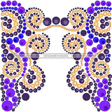 Purple And Gold And Blue Background Pearls JPG PNG  Clipart Cricut Silhouette Cut Cutting