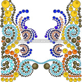 Brown And Gold And Blue Background Pearls JPG PNG  Clipart Cricut Silhouette Cut Cutting