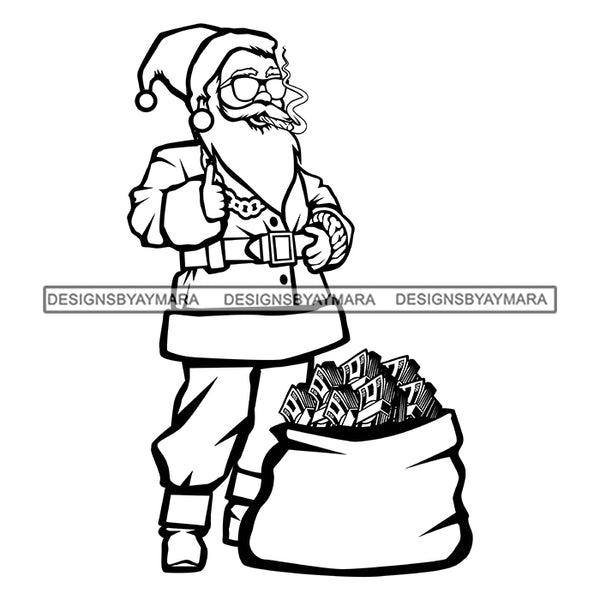 Mega Bundle 106 Christmas Designs Cold Weather Snow Santa Winter SVG PNG JPG Cutting Designs Silhouette Sublimation
