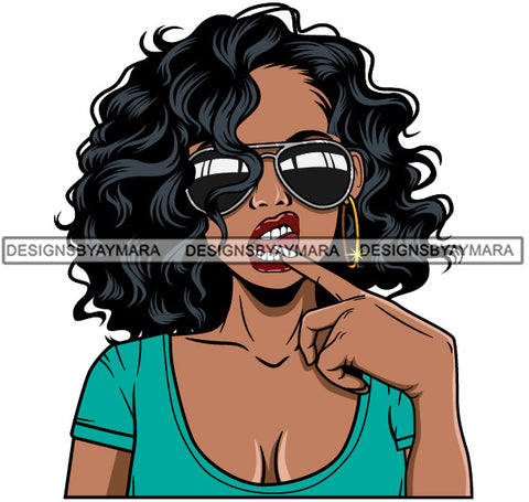 Sassy Lola  Wearing Sunglasses SVG JPG PNG Vector Clipart Cricut Silhouette Cut Cutting