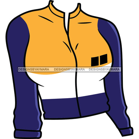 Purple Gold White Jacket SVG JPG PNG Vector Clipart Cricut Silhouette Cut Cutting