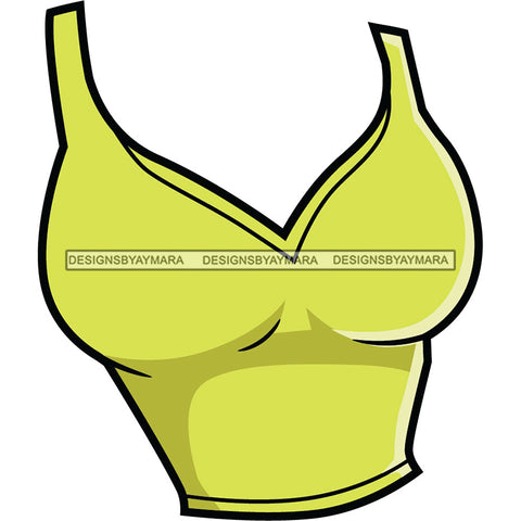 Lime Green Top Shirt Tank Top SVG JPG PNG Vector Clipart Cricut Silhouette Cut Cutting