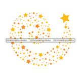 Shooting Stars Cosmos Astrology Asteroids Glitter Universe Galaxy Tail Night Gold Spiral SVG JPG PNG Vector Clipart Cricut Silhouette Cut Cutting