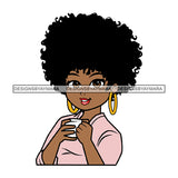 Afro Cute Lady Sassy Classy Melanin Sisi .SVG Cutting Files