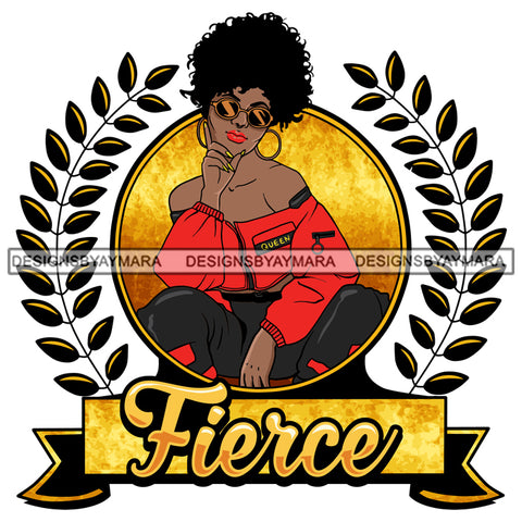 Afro Goddess Squatting Position Black Woman Nubian Queen SVG Cutting Files For Silhouette Cricut and More