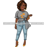 Afro Lola Boss Confident Classy Lady SVG Cutting Files For Silhouette Cricut and More