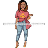 Afro Lola Boss Confident Classy Lady SVG Cutting Files For Silhouette Cricut and More