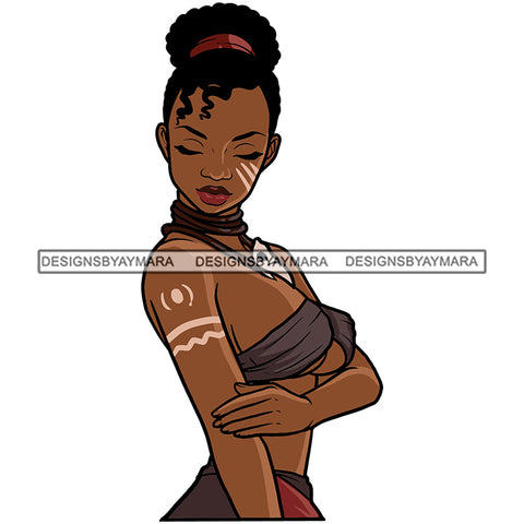 African Goddess Afro Woman Melanin Morena Bella Big Afro Puff Kinky Hair Designs For T-Shirt and Other Products SVG PNG JPG Cutting Files For Silhouette Cricut and More!